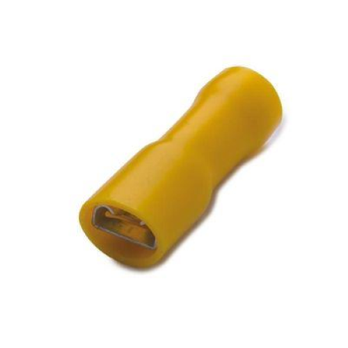 CONNETTORE PRESA LAMELLARE FEMMINA TUTTA ISOLANTE 4 - 6MMQ - CONF. 50PZ