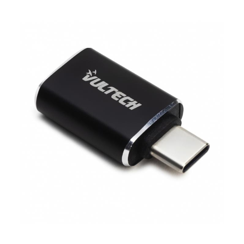 ADATTATORE VULTECH ADP-02P USB 3.0 TO TYPE-C - ALLUMINIO - NERO