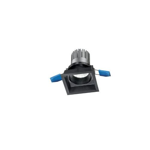 DOWNLIGHT FISSO DA INCASSO DUO QUADRATO 8,5W 3000K 40° 890LM - NERO