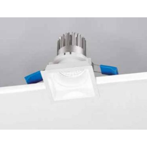 DOWNLIGHT FISSO DA INCASSO DUO QUADRATO 8,5W 3000K 40° 890LM - BIANCO