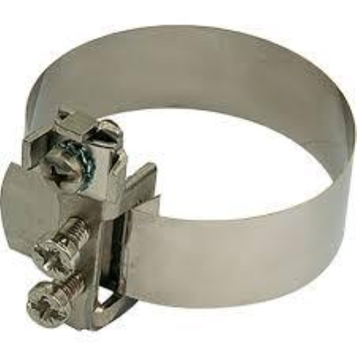 FASCETTA IN OTTONE NICHELATO PER TUBI DA 3/8" A 1-1/2"