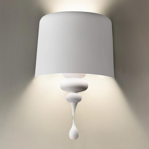 LAMPADA APPLIQUE  EVA1 LUCI MEDIO BIANCO OPACO (PRODOTTO ESPOSIZIONE)