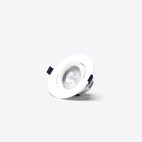 MINI DOWNLINGHT LED ORIENTABILE 12W ROTONDO BIANCO - BIANCO CALDO 2700K