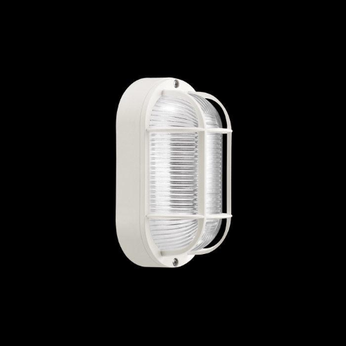 TARTARUGA OVALE 200 CON GABBIA E27 BIANCO