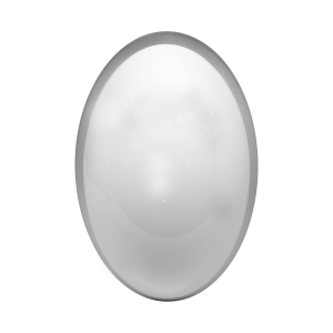 CLASS OVAL APPLIQUE DA GIARDINO PER ESTERNI D.280 E27 SILVER