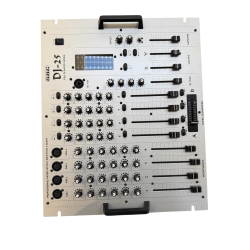 DJ-25 PRO DJ MIXER SERES -  STEREO AUDIO MIXER 13 ING+PANPOT+ CROSSOVER