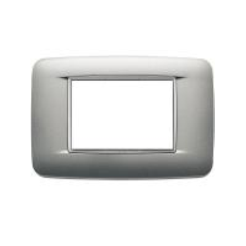 PLACCA ROUND VETRO 3M ARGENTO MIRROR