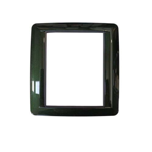 PLACCA ROUND 8M VERDE OXFORD METAL