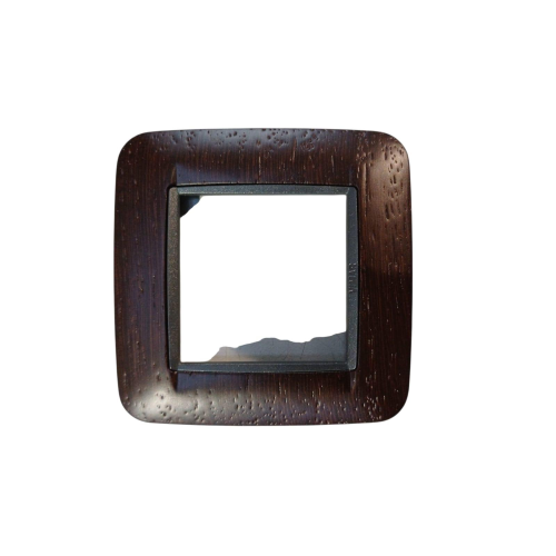 VIMAR EIKON - PLACCA ROUND 2M WENG AFRICANO