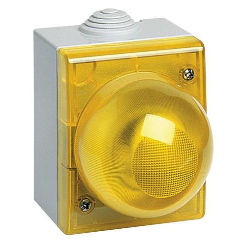 SEGNALATORE IP55 DIFFUSORE GIALLO
