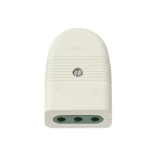 PRESA 2P 10A P10 ASSIALE BIANCO
