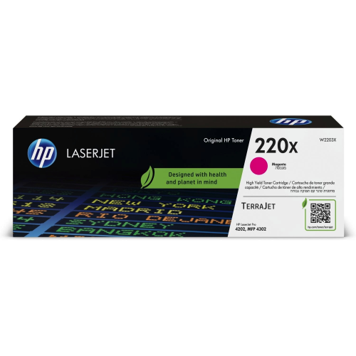 TONER ORIGINALE HP W2203X 220X MAGENTA