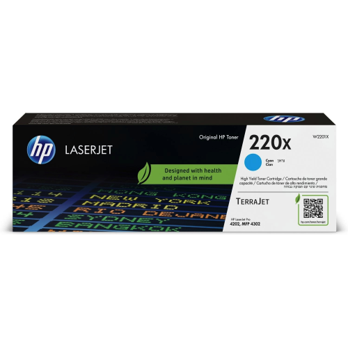 TONER ORIGINALE HP W2201X 220X CIANO