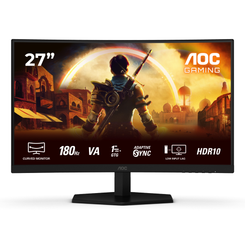 MONITOR CURVO GAMING LED FULL HD AOC 27"  HDMI 1MS