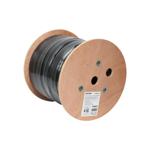 MATASSA LAN VULTECH 305MT. CAT. 5E UTP 24AWG PE+LSZH (SC13802-305) PER ESTERNO COLORE NERO