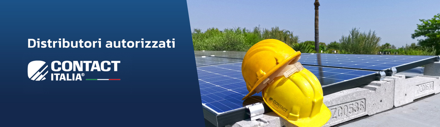 Distributori autorizzati Contact Italia - strutture, staffe e profili per impianti fotovoltaici